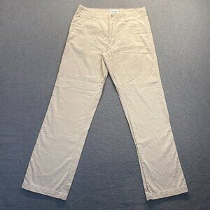 Calvin Klein,Pants Mens Size‎ 32X32,Tan,Cotton,Straigh Leg